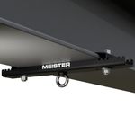 Meister Beam Clamp Hanger Mount for Boxing & MMA Heavy Bags, Suspension Straps & Ceiling Fixtures - Black - 9.5" - 14.0"
