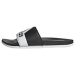 Adidas mens ADILETTE COMFORT CBLACK/FTWWHT/FTWWHT Slipper - 12 UK (GV9712)