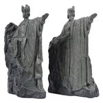 Bzuiawi Decorative Bookends, 9.5'' Resin Collectibles, Heavy Duty Book Stopper for Library, Office, Home - Black, 2 Pieces