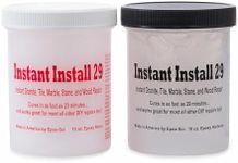 Instant Install 29 – 20 oz. Epoxy Permanent Repair Kit – Granite Porcelain Tile Marble Fiberglass Quartz – Chips/Cracks – Rebonds/Rebuilds Missing Pieces – Dry in 29 Minutes – Tintable with EZ-Tint