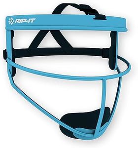 RIP-IT - Defense Pro Softball Fielder's Mask - Aqua - Adult - Blackout Technology - Lightweight Protective Sport Equipment