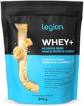 LEGION Whey+ Whey Protein Powder (Cinnamon Cereal) - Low Carb and Calorie Whey Isolate Protein Powder - Non-GMO, Lactose-Free, Sugar-Free Whey Protein Isolate Powder from Grass Fed Cows (30 Servings)