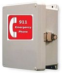 Outdoor Emergency Phone - 911 Only Emergency Land Line Phone System - Weatherproof Call Box
