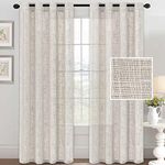 H.VERSAILTEX Linen Curtains Natural