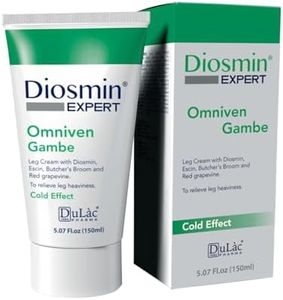 Dulàc - Varicose Veins Treatment for Legs, Cream for Circulation and Spider Veins, Cooling Effect Diosmin and Horse Chestnut Cream for Leg Swelling Relief - Omniven Gambe Relaxing Leg Cream 5.07 Fl Oz