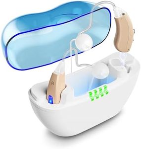 HaYiue Hearing Aids for Seniors with Noise Cancelling, Professional BTE Hearing Aids rechargeable for Seniors with Mild Moderate Hearing Loss (Not hearing Amplifier), 2024 New Premium Design
