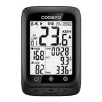 COOSPO Bike Computer GPS Wireless, ANT+ Cycling Computer GPS with Bluetooth, Multifunctional ANT+ Bicycle Computer GPS with 2.4 LCD Screen, Bike Speedometer with Auto Backlight IP67