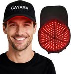CAYAMA Red Light Hair Growth Cap, Rechargeable Controller for Cordless Sessions, 528 Light Emitters, Full Scalp Coverage for Men & Women