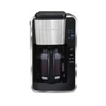 Hamilton Beach FrontFill 12-Cup Deluxe Programmable Coffee Maker, Black (46321)