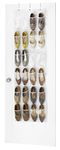 Whitmor Crystal Clear Over The Door Shoe Organizer