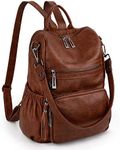 UTO Women Backpack Purse Leather Ve