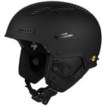 Sweet Protection Igniter 2Vi MIPS Ski Helmet - Lightweight, Highly Ventilated Hard Shell Adjustable Snowboarding Helmet, Dirt Black, Medium/Large