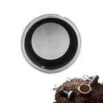 Coffee Filter Basket, Detachable Coffee Filter Cups Strainer, Stainless Steel Coffee Machine Filter Accessory for Home Office(1)