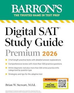 Digital SAT Study Guide Premium, 2026: 3 Practice Tests + Comprehensive Review + Online Practice (Barron's SAT Prep)