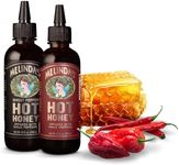 Melinda’s Hot Honey Collection - 10 oz, 2 Pack - Spicy Honey Sauce Variety Pack w/ Classic Hot Honey, Ghost Hot Honey - Sweet & Spicy Infused Honey