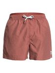 QUIKSILVER Everyday 15" - Swim Shorts for Men Swim Shorts - Apple Butter Heather, Small Brown