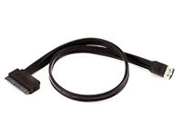 Monoprice 108492 19-Inch eSATAp to SATA 22-Pin Cable, Black