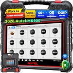 Autel MaxiCOM MK900 OBD2 Scanner: 2025 Same As MK900BT, Upgrade of MK808BT PRO MK808S MX808S, 40+ Service, 3000+ Active Tests, OE All System Diagnose, FCA Autoauth & SGW, No-IP Limitation
