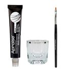 Apraise Professional Eyebrow and Eyelash Tint, Tinting Dye TINT No 1 Full Kit (Black) 20ml, Water Resistant & Smudge Proof