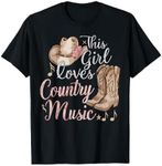 This Girl Loves Country Music T-Shirt