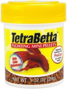 Tetra Betta Small Pellets 1.02 Ounce, Complete Nutrition Plus Color Boost