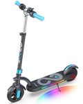 Gyroor H40 Electric Scooter for Kids Age 8-12 with 180W Motor, LED Display, LED Lights, 3 Adjustable Heights, Max Speed 10km/h, Max Loading 65kg, Best Gifts Kids E Scooter for Boys and Girls