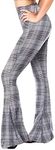 SATINA High Waisted Wide Leg Pants for Women | Women’s Palazzo Pants | Flared Leggings in Regular & Plus Sizes | 10 Colors