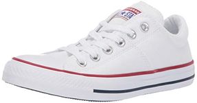 Converse Women's Chuck Taylor All Star Madison Low Top Sneaker, White/White/White, 7