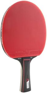 JOOLA Tischtennisschläger Match PRO ITTF genehmigter Allround Wettkampf Tischtennis-Schläger 4 Sterne, Schwarz/Rot, 1.8 MM Schwammstärke