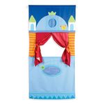 HABA Doorway Puppet Theater - Space Saver with Adjustable Rod: Ideal for Pretend Play, Hand Puppets, Educational Kids Activities, & Toys for Toddlers