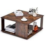 Giantex 2-Tier Square Coffee Table 