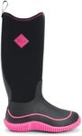 Muck Boots Women's Hale Pull On Waterproof Wellington Boot, Black, 4