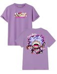 Drizzle CLICKS One Piece Monkey D Luffy Gear 5 Joy Boy T-Shirts for Men Collection | Mens Anime Tshirt | Regular Fit,Halfsleeve & Roundneck T-Shirt (XS,S,M,L,XL,2XL Size Tshirt) (X-Small, Lavender)
