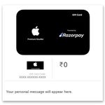 Apple Premium Reseller Voucher | Gift Voucher | Instant Delivery | Valid for Offline purchases | 6 months Validity | Valid in India Only