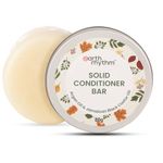 Earth Rhythm Argan Conditioner Bar, | Deep Conditions Hair, Balance Scalp pH levels, Prevent Dryness, Boost Shine, Certified Natural, Plastic Free - 80 gm