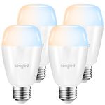 Sengled Zigbee Smart Light Bulbs, Dimmable Alexa Light Bulb 60W, 800 LM, Smart Bulb Compatible with Alexa Amazon Echo Show and Samsung Smartthings Hub, Tunable White 2700K~6500K, Daylight A19 E26, 4PK