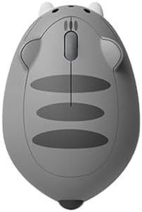 Akko Cat Theme Wireless Gaming Mouse, 2.4G GHz with a USB Receiver, Cute Optical Cordless Cartoon Mice for Computer/Laptop/Desktop/PC/iPad, Compatible with Mac/Win (Gray Mimo)