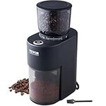 VEVOR Conical Burr Grinder, Electric Adjustable Burr Mill with 35 Precise Grind Setting, 5.3-Ounce 20 Cups Coffee Bean Grinder, Perfect for Drip, Mocha, Hand Brew, French Press, Espresso, Black