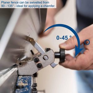 Scheppach HMS850 Planer Thicknesser – Compact Benchtop Woodworking Tool