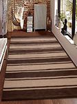 Brown Striped Rug