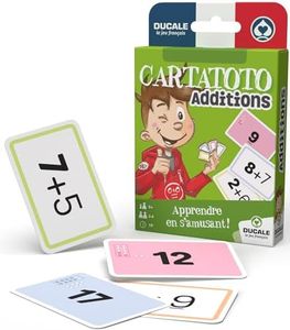 Ducale - Cartatoto Additions - Jeu de cartes éducatif pour enfants - Apprendre à compter en s'amusant - dès 5 ans