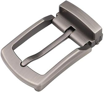 McFanBe Hebilla de Cinturón de Aleación de 1,37 Pulgadas (32-35 mm) Hebilla de Repuesto Cuadrada de un Solo Diente (Gris04)