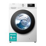 Hisense WDQA8014EVJM 60cm Freestanding 8 KG Front Load Washer Dryer - 1400 RPM - Pure Steam - PureJet - Pause and Add - Inverter Motor - White