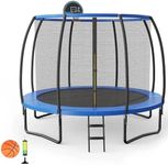 COSTWAY Outdoor Trampoline, 12FT/14
