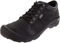 KEEN Men's Austin Leather Shoe, Bla
