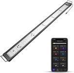 hygger 60W Smart Aquarium Light, Bluetooth LED Light with App Control, Full Spectrum Fish Tank Light with 24/7 Lighting Cycle, 5 Modes, Adjustable Timer, for 48"-55" Freshwater Planted Tank