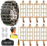 AutoChoice 8 Packs Car Snow Chains 
