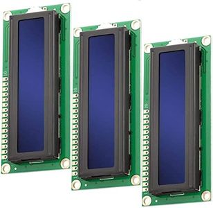 AZDelivery 3 x HD44780 1602 LCD Modul Display 2x16 Zeichen mit blauem Hintergrund und weißen Zeichen kompatibel mit Arduino und Raspberry Pi inklusive E-Book!