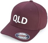 Generic Queensland Supporters hat – Flexfit 6277 Wooley Combed Baseball Cap Maroon