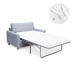 Heyward Premium Memory Foam Sofa Bed Replacement Mattress for Twin Size Sleeper | 4.5” Inch | CertiPUR-US Certified | Washable Material w/Non-Slip Base | 75”L x 38”W x 4.5”H